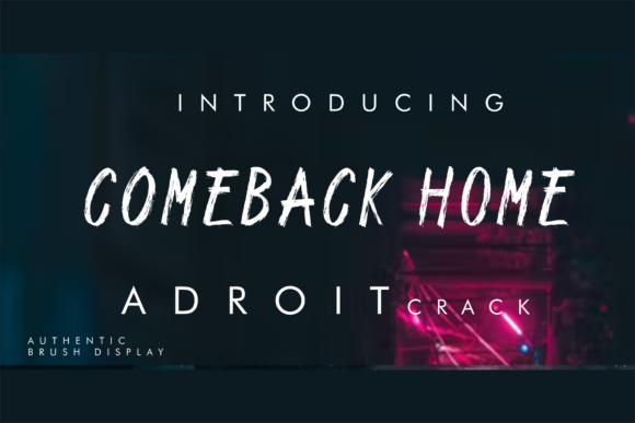 Adroit Crack: A Charming Font for Branding That Stands Out