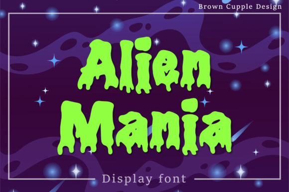 Alien Mania: A Cosmic Font for Creative Projects