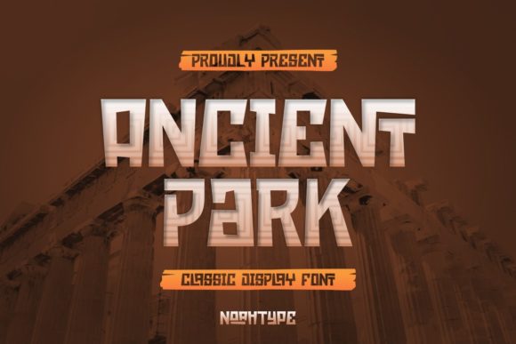 Ancient Park Font Review for Editorial Design