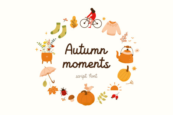 Autumn Moments Font for Web Design
