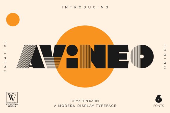 Avineo Font for Handmade and Commercial Projects