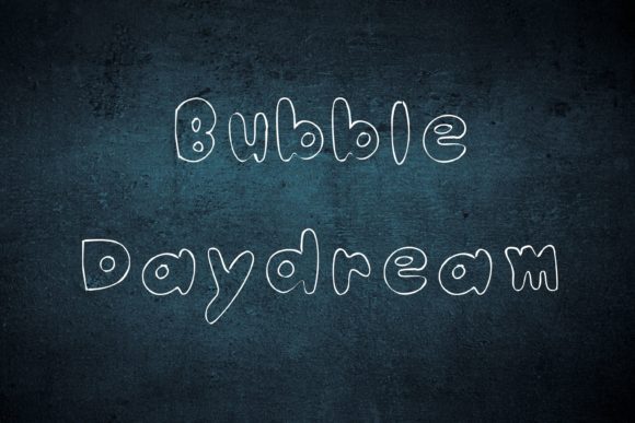 Bubble Daydream: A Playful Font for Creative Branding