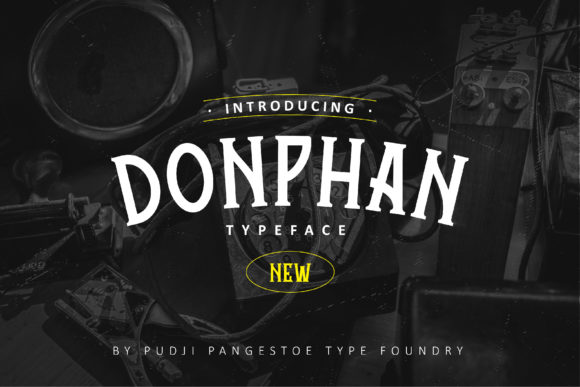 Donphan: A Display Font for Bold Visual Statements