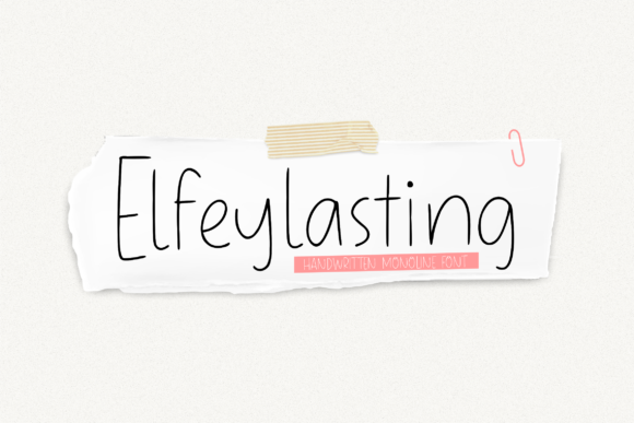 Elfeylasting: A Stylish Display Font for Bold Branding