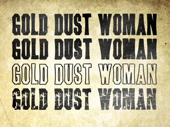 Gold Dust Woman: A Bold Display Font for Digital Branding