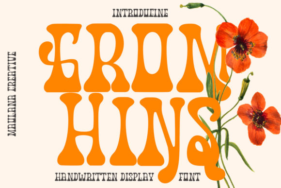 Gromhins: A Psychedelic Display Font for Bold Branding