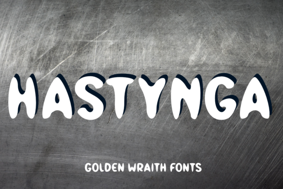 Hastynga Display Font for Handmade Creations