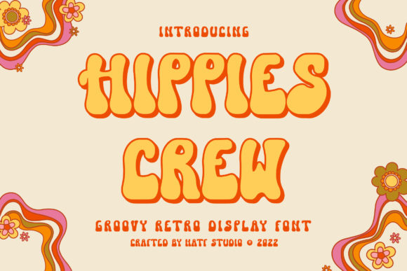 Hippies Crew Font for Branding Projects