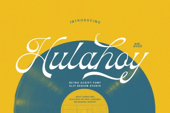 Hulahoy: A Retro Display Font for Polished Branding