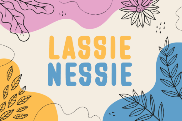 Lassie Nessie Font for Business Branding