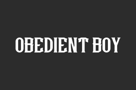 Obedient Boy Font for Professional Branding
