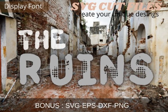 The Ruins Font for Halloween Campaigns