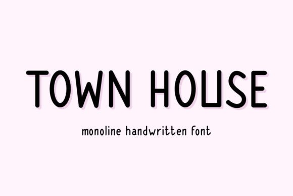 Town House Font Review for Design Projects