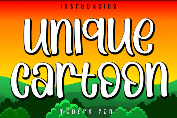 Unique Cartoon Font for Professional Branding